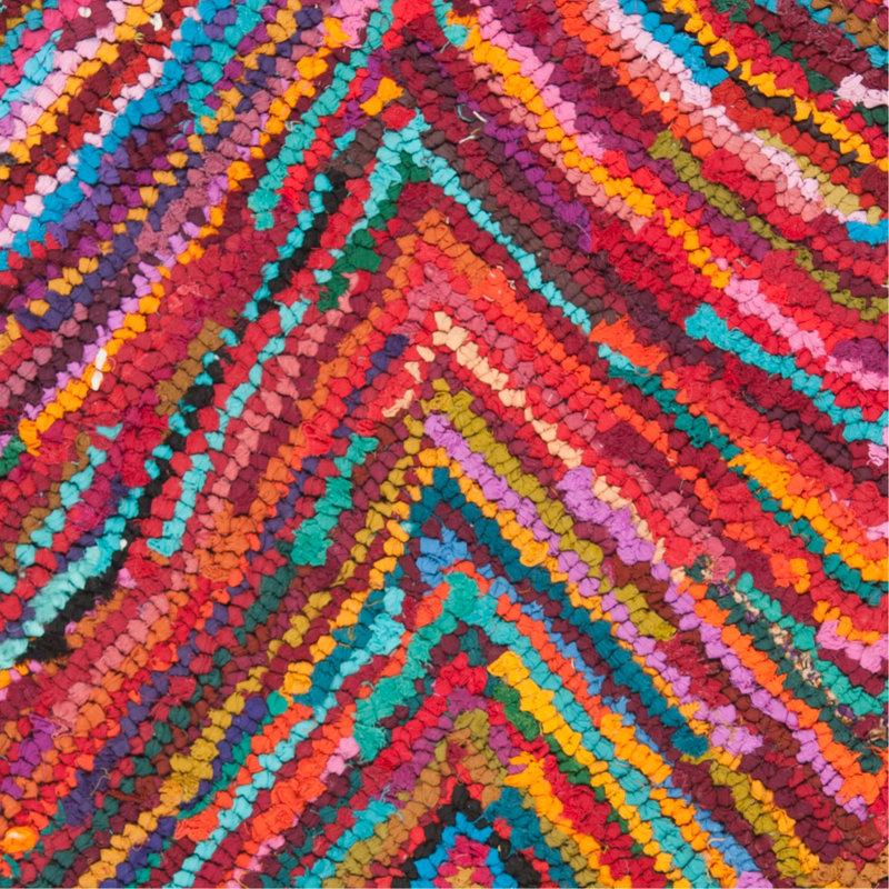 Tapis multicolore touffeté à la main Barnes, Rectangulaire 2 pi 3 po x 4 pi