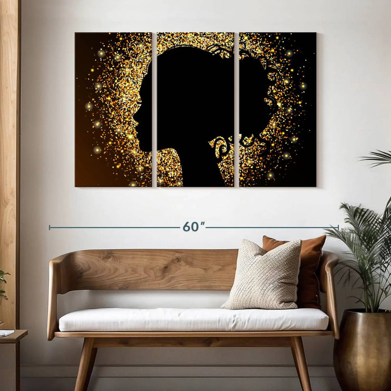 Portrait de femme Leisha, H 32 po x l 50 po