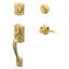 Ensemble de poignées Camelot avec pêne dormant, levier de porte décoratif et rosette-40880776-41220909