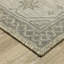 Tapis oriental beige / gris en polypropylène tissé à la machine Kredra-593344050