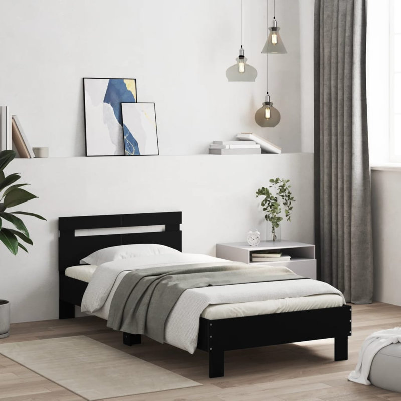 Janna 100X200 Cm Bed, Black