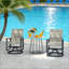Fauteuil oscillant d'extérieur, ensemble de chaises pivotantes en rotin d'osier-1088587753