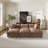 6 - Piece Slipcovered Sectional With Ottoman-133333064