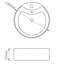 Belfry Bathroom Cavan Ceramic Round Sink with Overflow-105847068-41906606