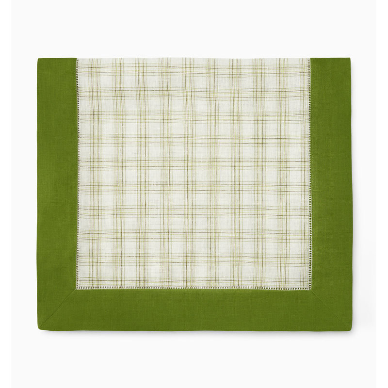 Mikela Plaid Table Runner, 15" W x 90" L, Navy