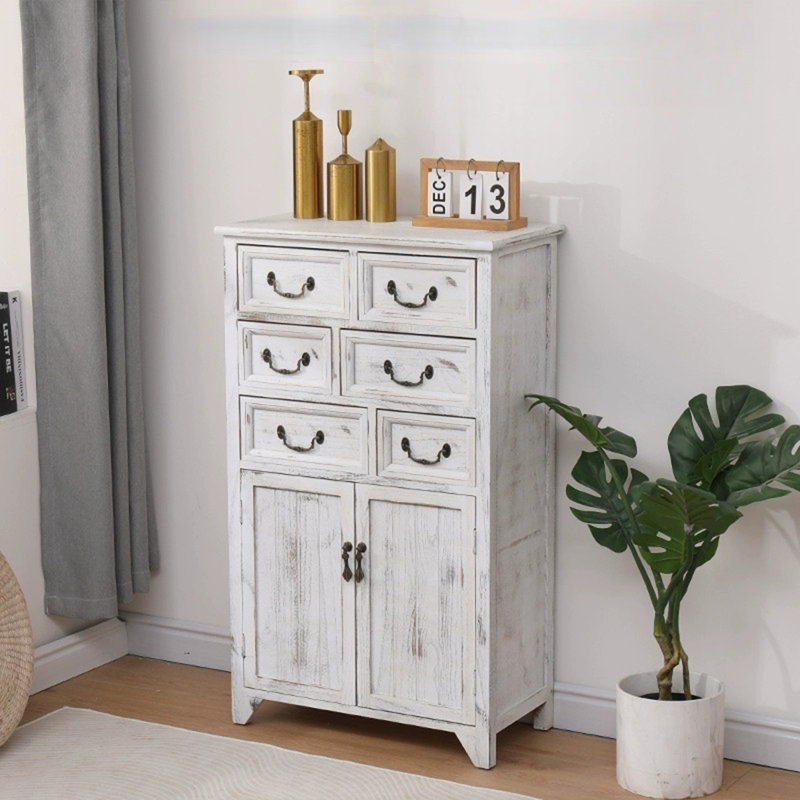Console rectangulaire en bois manufacturé blanc massif, Blanc, H 39,37 po x l 23,62 po x P 12,6 po