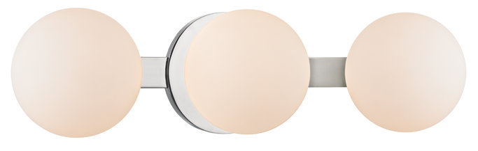 Baird 3 - Light LED Vanity Light, Polished Chrome