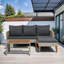 Ensemble de canapé modulaire d'extérieur 3 pièces