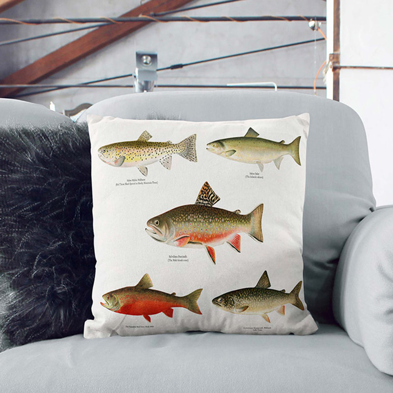 Square Throw Cushion, 40cm H x 40cm W x 15cm D