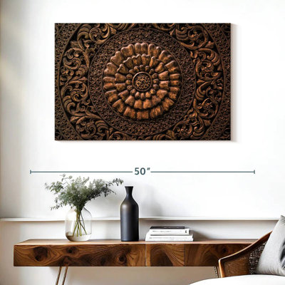 Sculpture florale ronde Senne