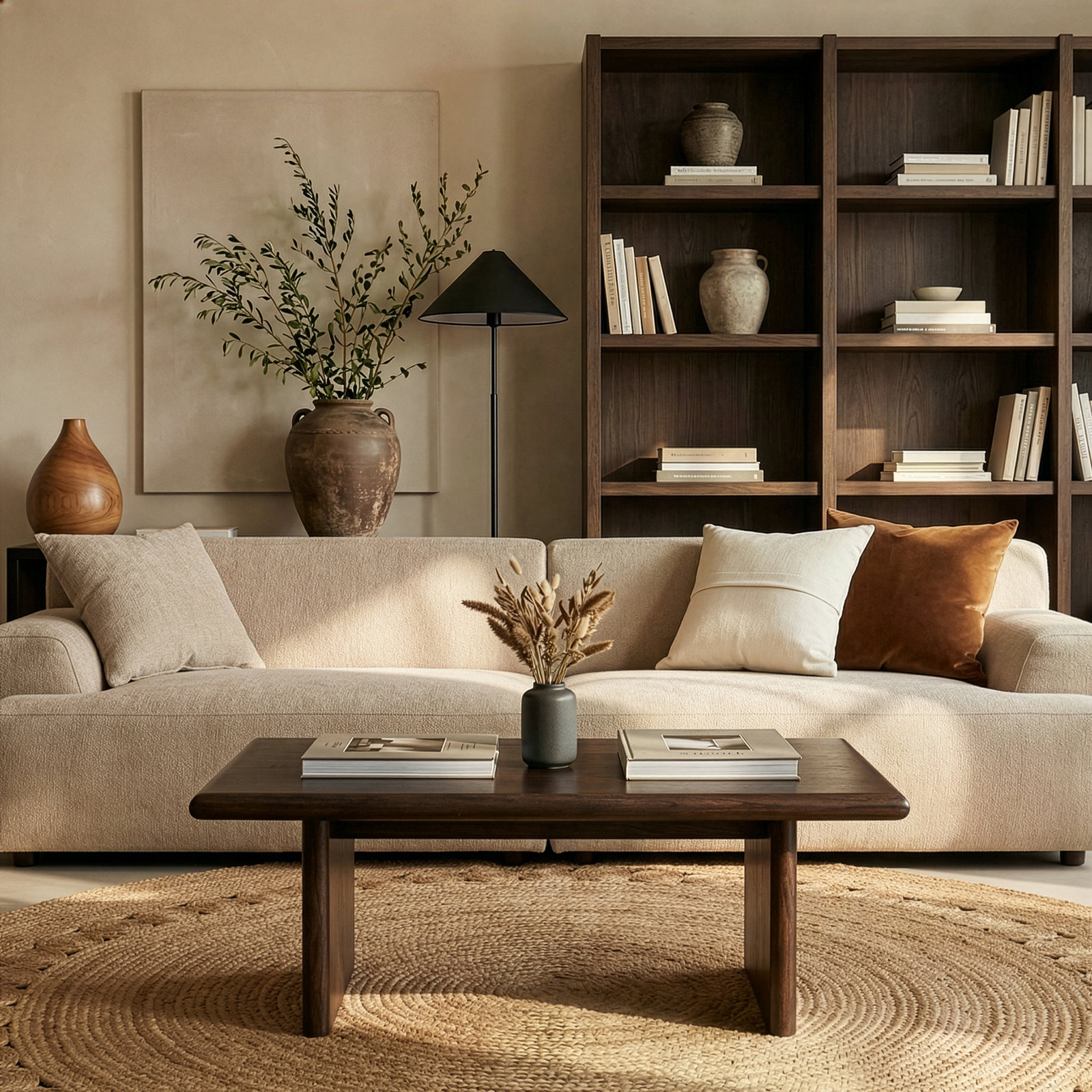 Soleil Coffee Table, Brown