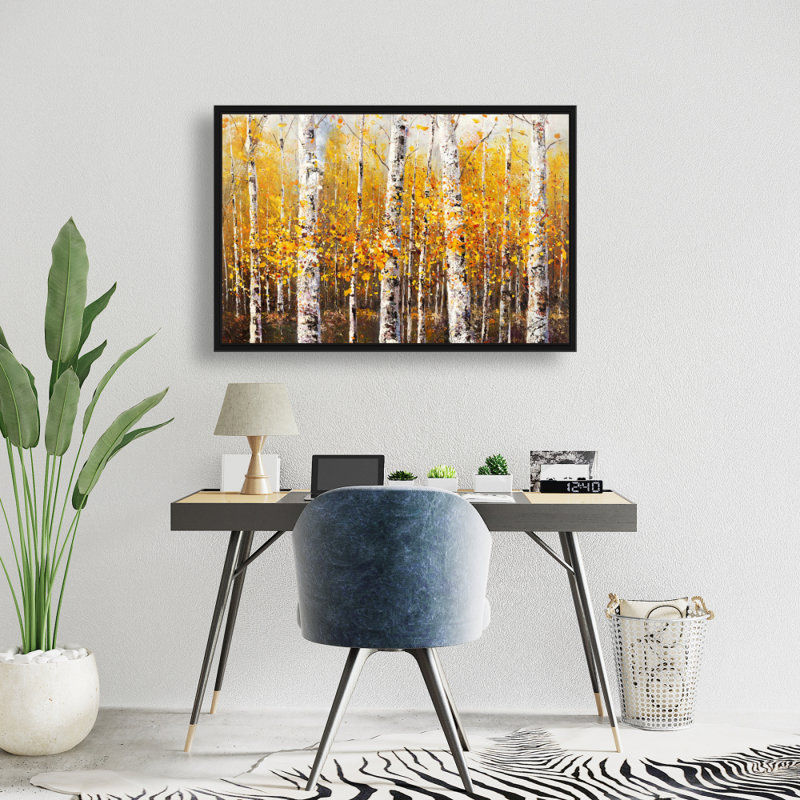 «Birches By Sunny Day» sur toile
