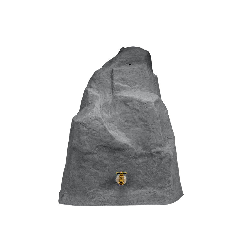Rain Wizard Baril de pluie en plastique, Granite noir