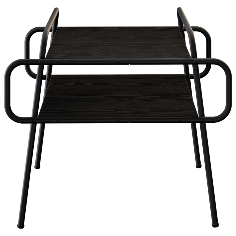 Coffee Table, Black Oak, Black Oak / Black, 51cm H x 50cm W x 50cm D