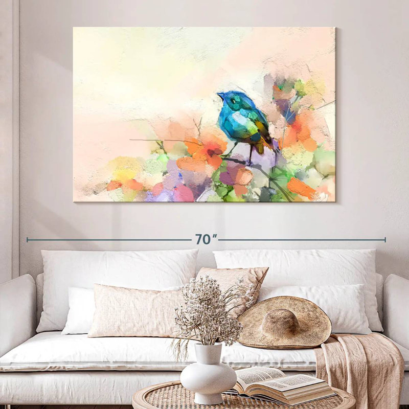 Brampt Bird Abstract, 34" H x 51" W