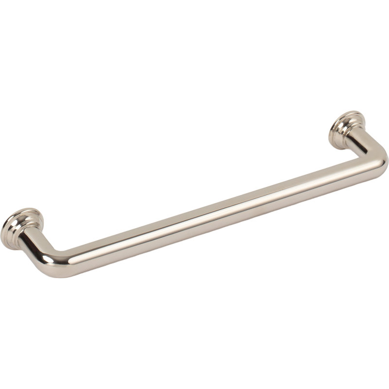 Davis Bar / Handle Pull, Polished Nickel, 6 27/100"