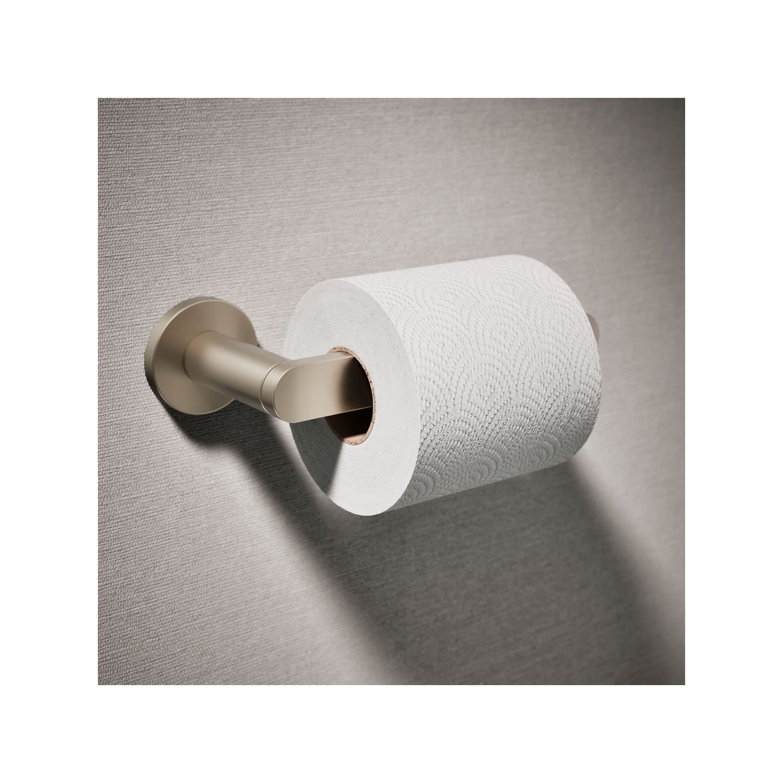 Wall Mount Toilet Paper Holder, Gold Rose