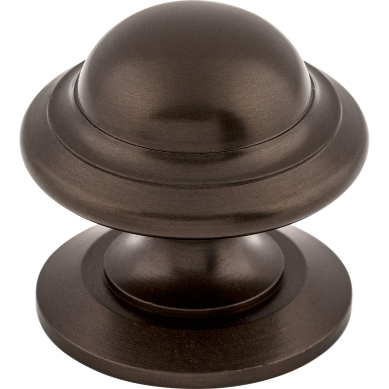 Empress 1 3/8" Diameter Round Knob, Oiled Rubbed Bronze