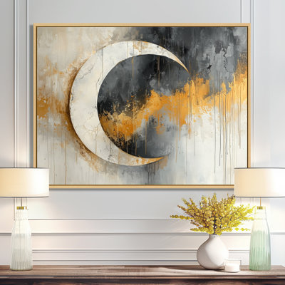"Abstract Eclipse Of Memories", impression sur toile encadrée