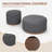 Briles Metal 7 Piece Sofa Seating Group With Olefin Cushions
