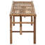 O'Donohue Solid Wood Bamboo Outdoor Bench-433525663