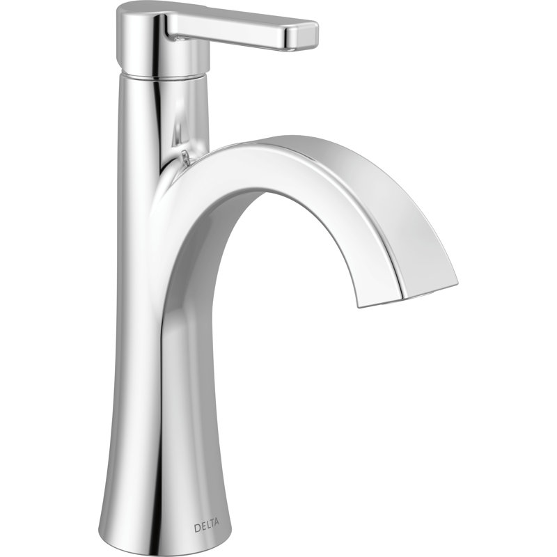 Single Handle Bathroom Faucet, Chrome