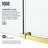 Elan E-Class 44-48" W x 76" H Sliding Frameless Shower Door with 3/8" Clear Glass-50553385