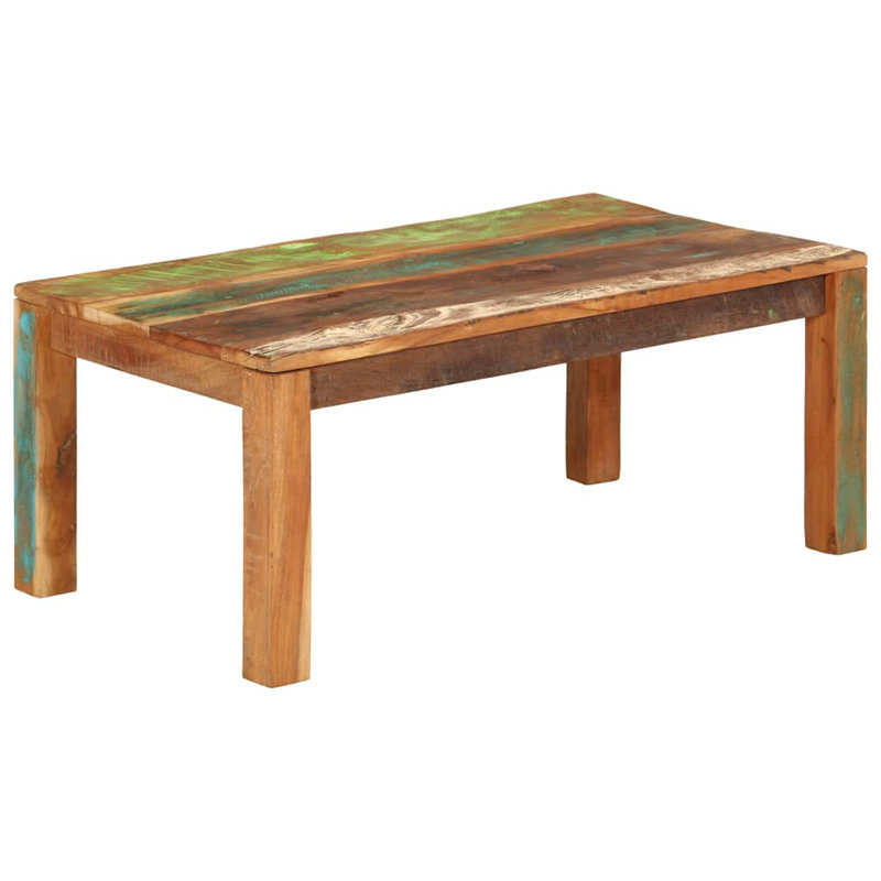 Nebeker Solid Wood Four Leg Coffee Table