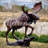 Moose on Rock Statue