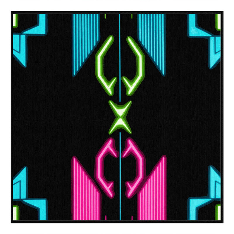 Prism Vortex Rug, Square 4'