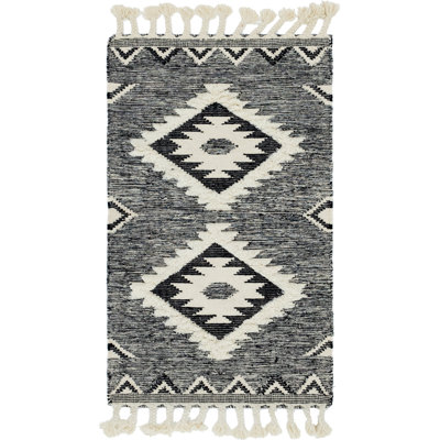 Shriver Performance Wool Geometric Indoor Rug