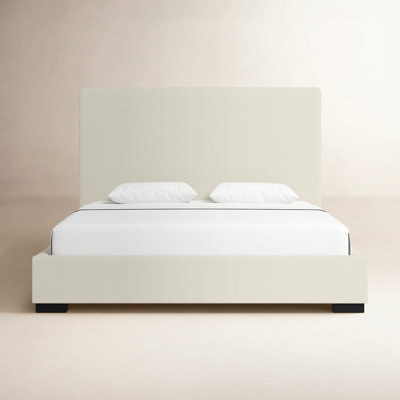 Tyndall Boucle Sleigh Bed