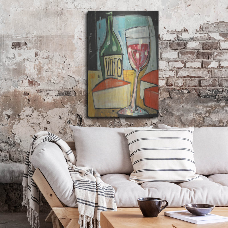 «Red Wine And Cheese» par Tim Nyberg, H 36 po x l 24 po
