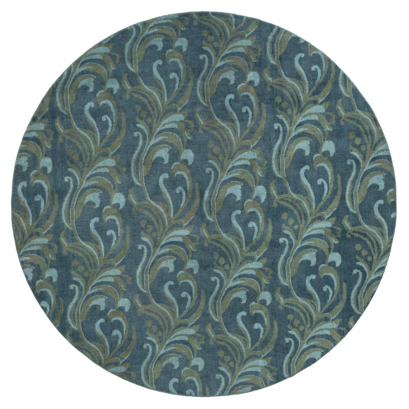 Tapis tissé à la main, Rond 8 pi