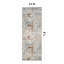 Tapis multicolore Strata - Motif stratifié moderne, facile à nettoyer-1025144898