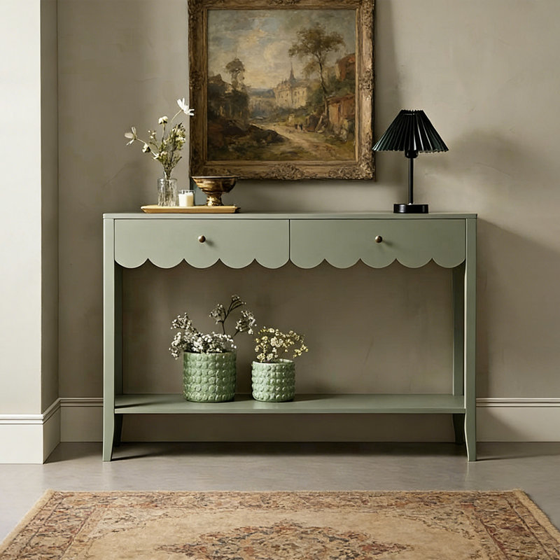 Console moderne en bois minimaliste