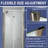 32-33.9 in. W x 72 in. H Frameless Bi-fold Shower Doors with Clear SGCC Tempered Glass-105844306