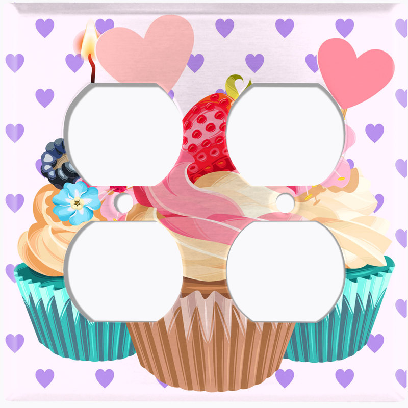 Interrupteur à bascule Cupcake 2-Gang