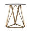 Table de bout en verre
