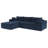L-Shaped Chenille Sectional Sofa-1729343188
