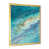 Impression dorée sur toile encadrée