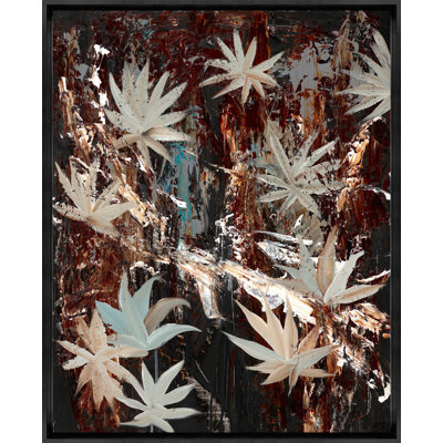 Leaves On Soil Print by Ryan Brown