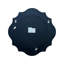 Miroir rond festonné Ethan - vert-711912268
