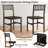 3-Piece Round Dining Table Set, Industrial Style Small Kitchen Table And Chairs For 2-1996500202