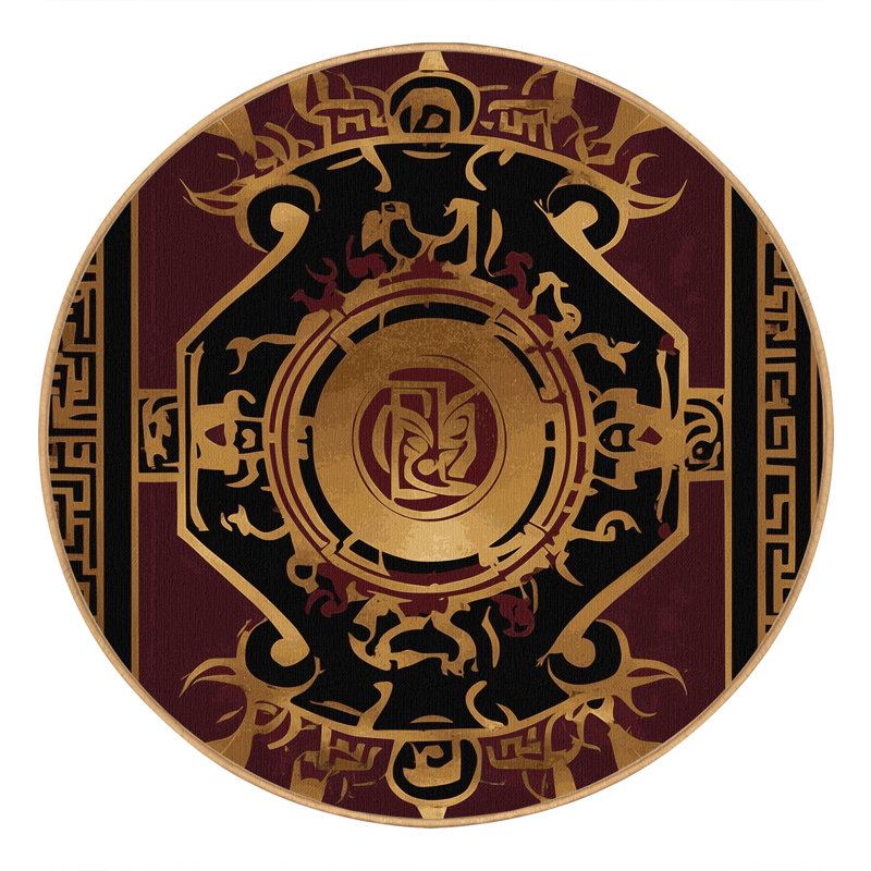 Eternal Acanthus Rug, Round 3'