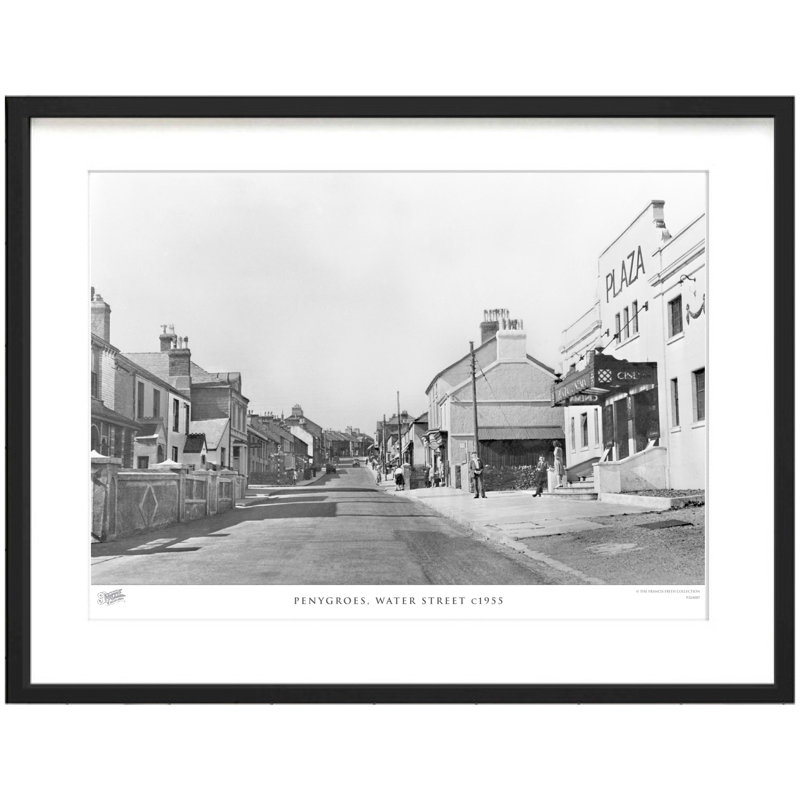 Penygroes, Water Street C1955 by Francis Frith - Single Picture Frame Print, 28cm H x 36cm W x 2.3cm D
