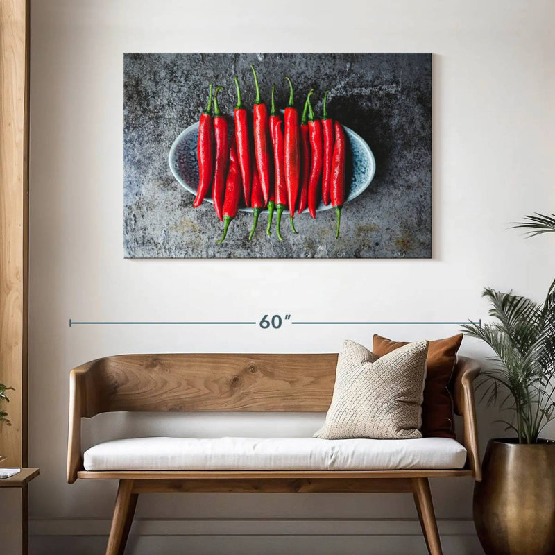 Yarlin Peppers, 30" H x 45" W