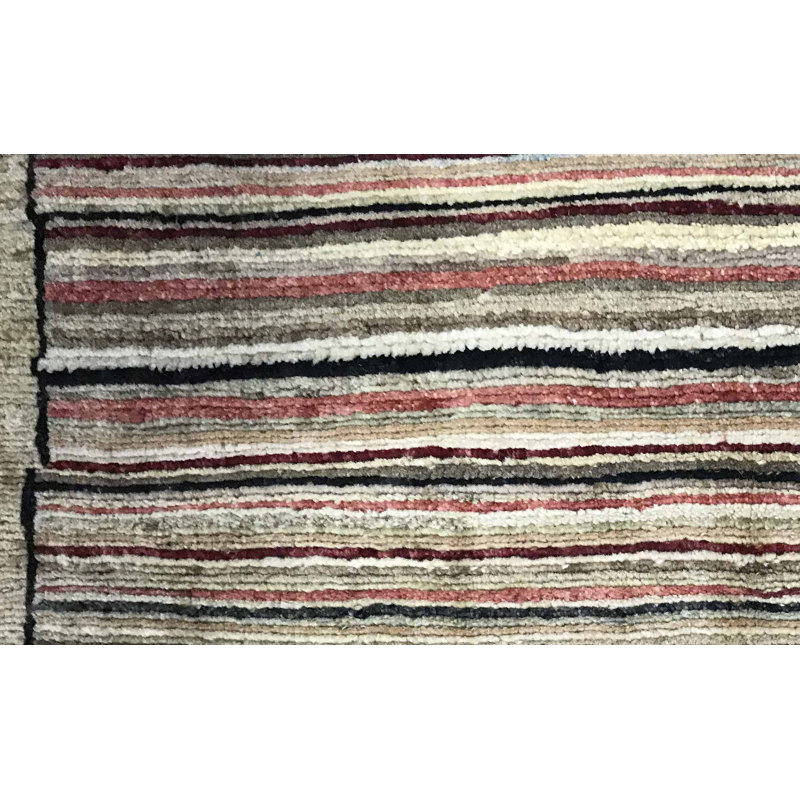 Hand-Knotted High-Quality Ivory Area Rug