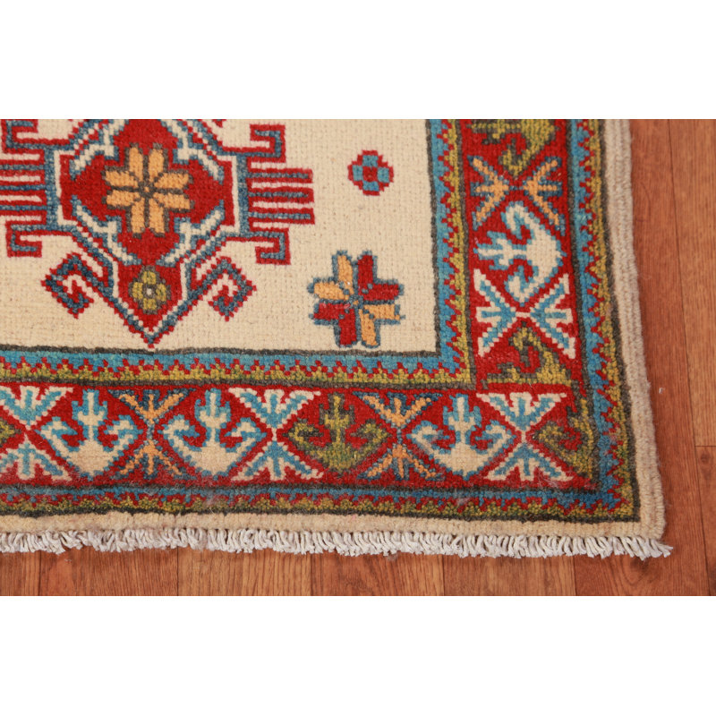 Tapis décoratif géométrique Kazak