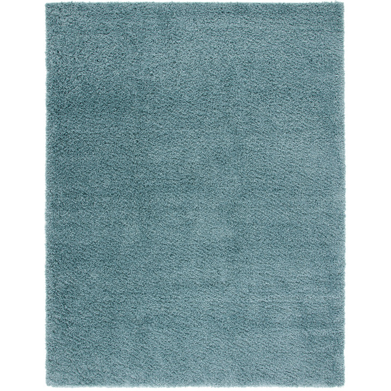 Delane Area Rug, Rectangle 6'7" x 9'6", Light Blue